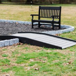 This image shows our commercial playground ramp.